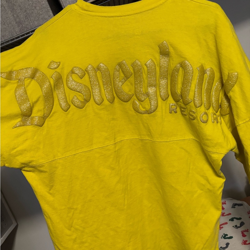 Disney Yellow Jersey Top with Bold Design